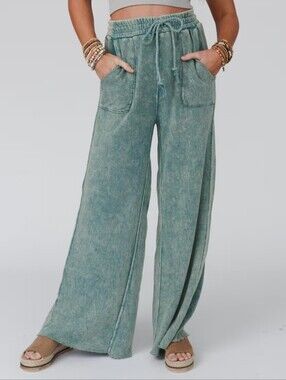 Three Bird Nest Relaxing Robin Wide Leg Pant Size XL